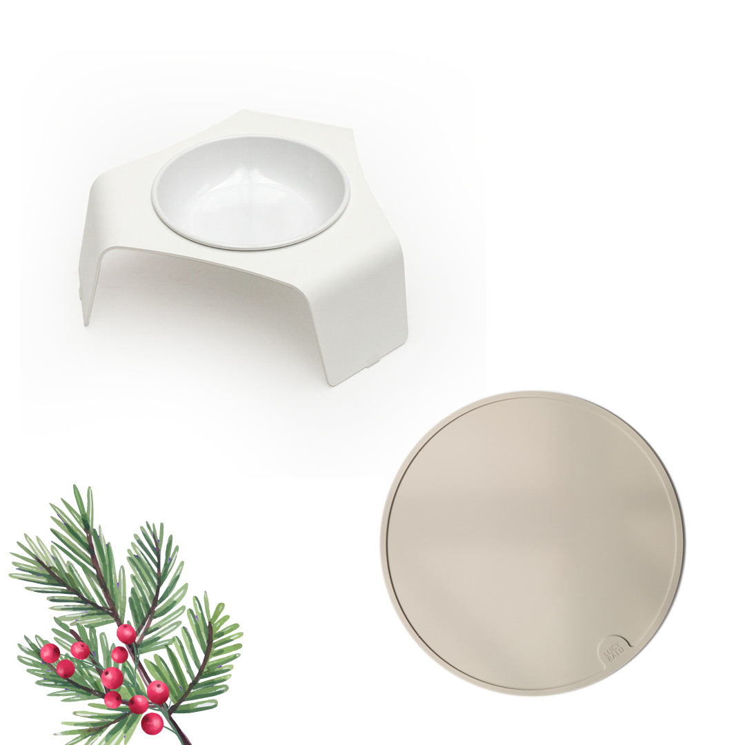 Katzennapf & Napfunterlage Set