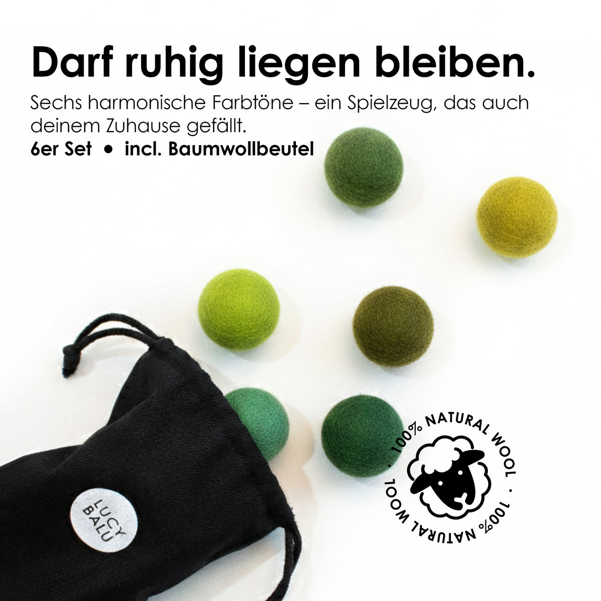 MATCHA MIX felt balls
