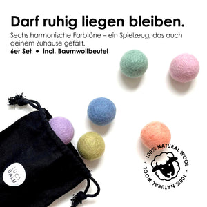 RAINBOW BALLS palline di feltro