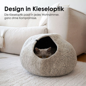 PEBBLE Katzenhöhle aus Filz