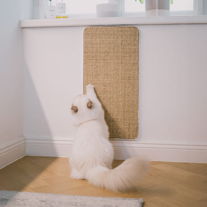 krabplank kat - voor aan de muur - bal met belletje - sisal - 55x22x10 krabplank kat - voor aan de muur - bal met belletje - sisal - 55x22x10