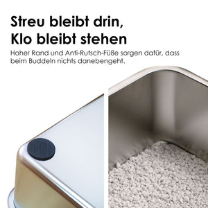 STEELOO cat litter box