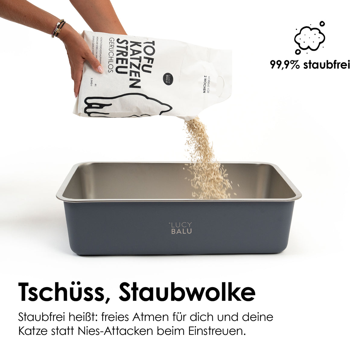 TOFU cat litter
