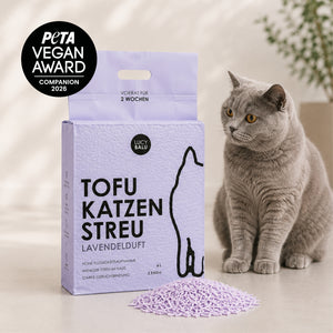 LucyBalu Tofu Katzenstreu Lavendelduft