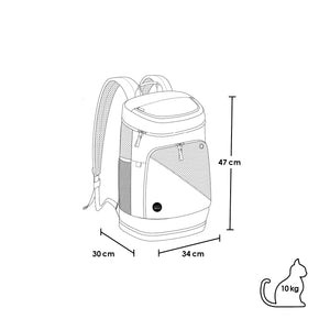 Maße Katzenrucksack LucyBalu