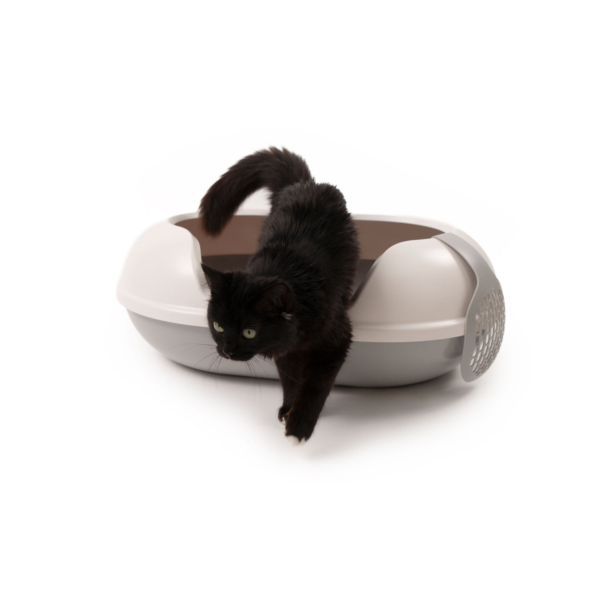 Kattenbakhelling, treden/trap voor katten, kattenbak met Kattenbakhelling, treden/trap voor katten, kattenbak met