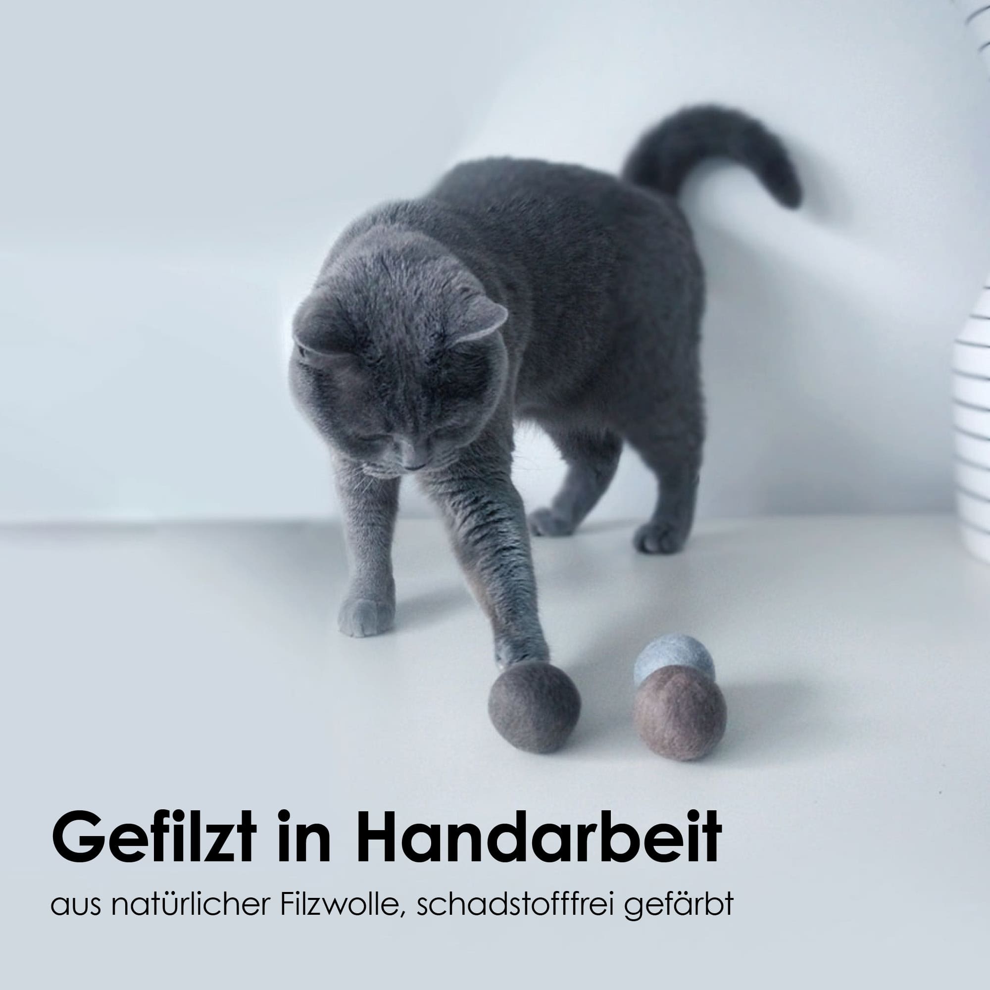 HSYTEK 100 stuks viltballen kleurrijk, viltballen voor katten, pompons HSYTEK 100 stuks viltballen kleurrijk, viltballen voor katten, pompons