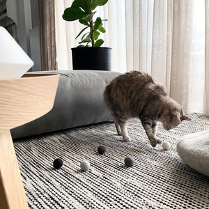 SHADES OF GREY felt balls