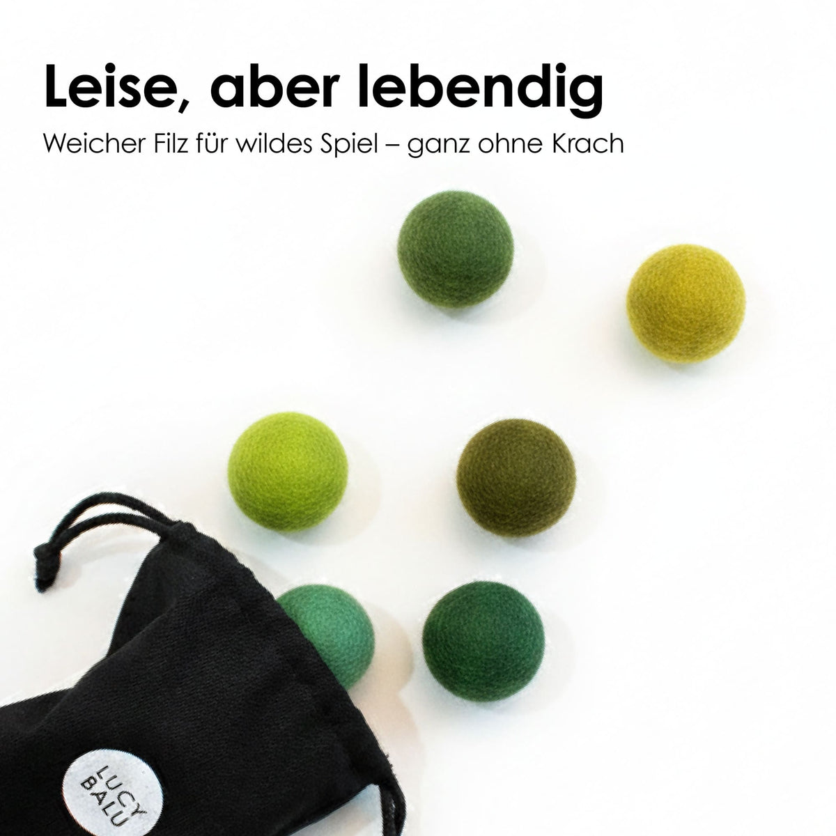 MATCHA MIX Filzbälle