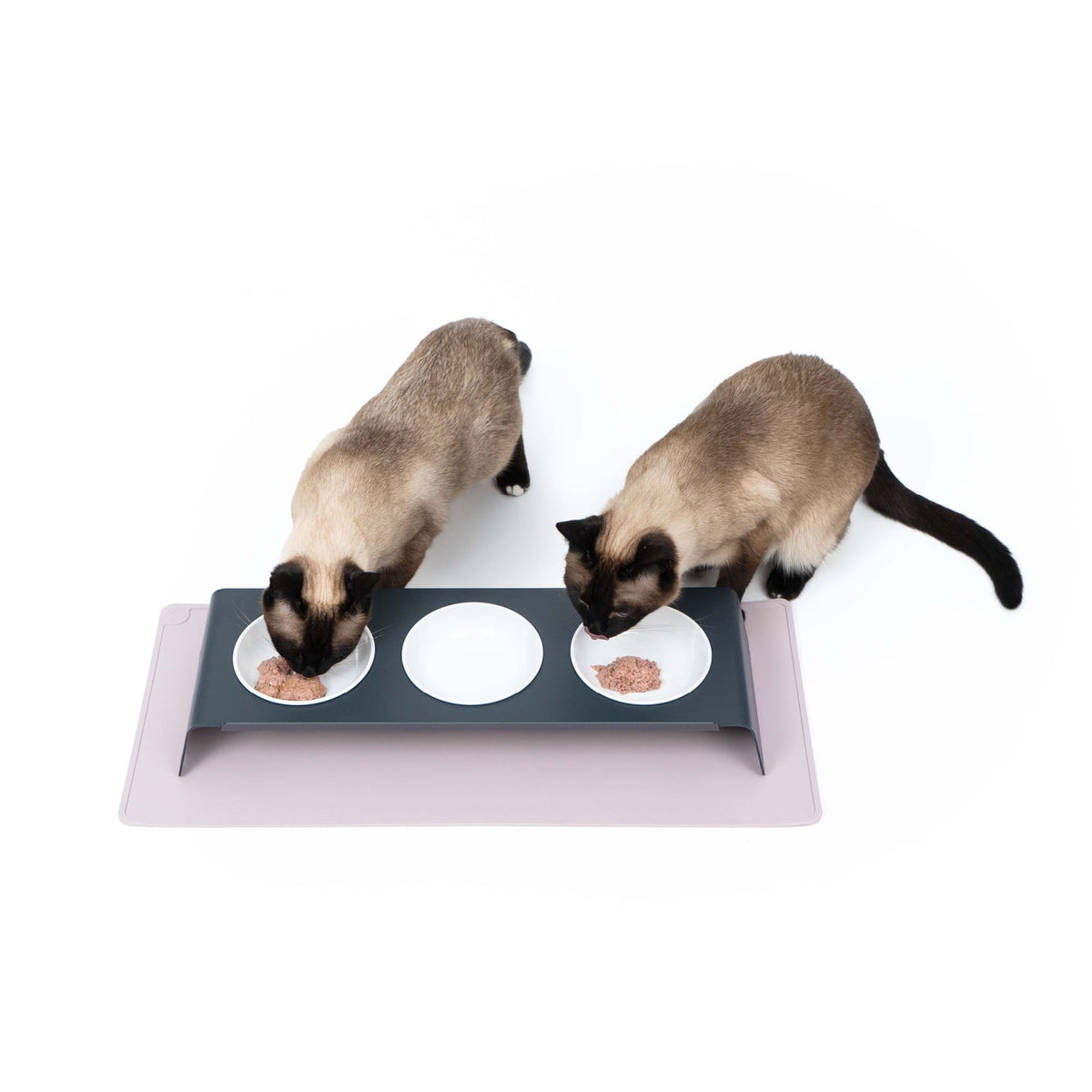 3-piece feeding station cat food place mat set1