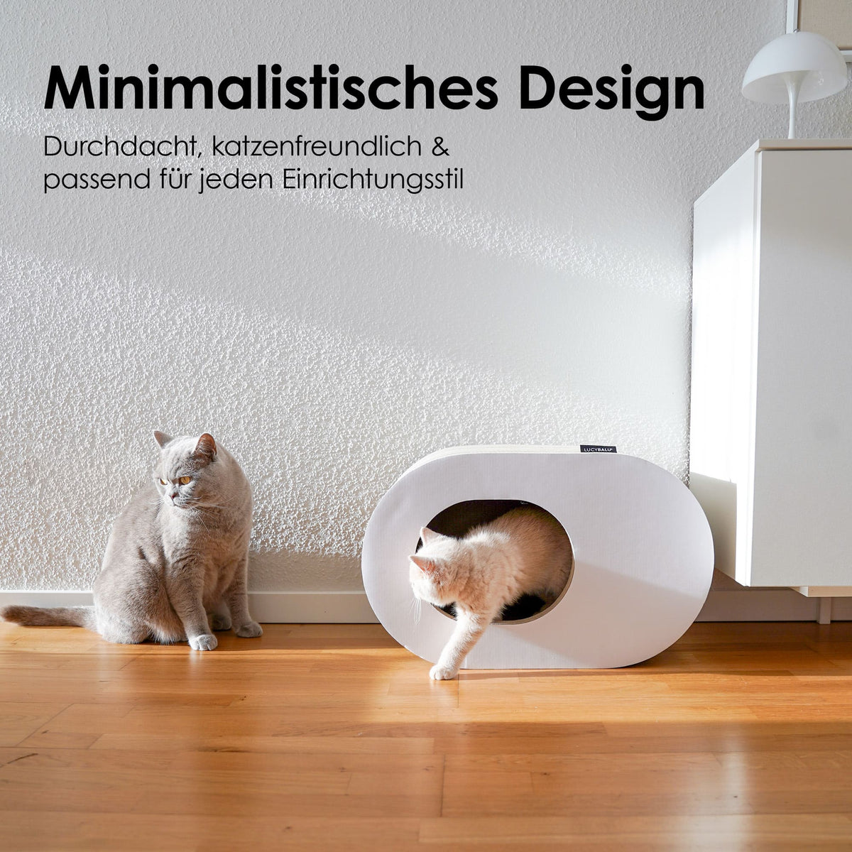 minimalistische Katzenhöhle 