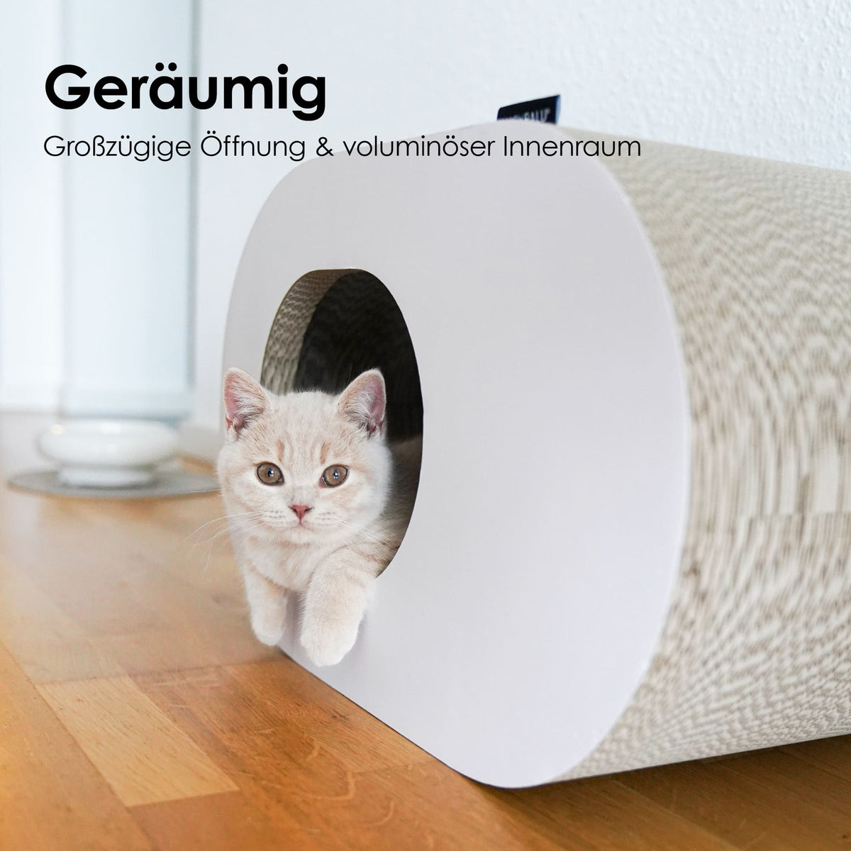 FUKUMARU Kat krabben, Kartonnen kattenkrabberhuis, brede krabben FUKUMARU Kat krabben, Kartonnen kattenkrabberhuis, brede krabben