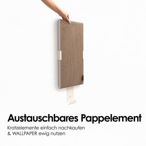 WALLPAPER Kratzbrett aus Pappe