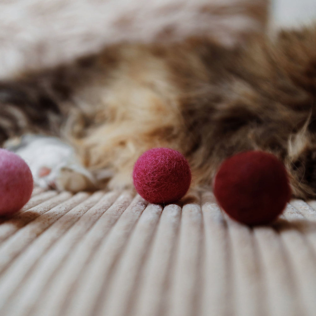 VIVA MAGENTA Felt Balls