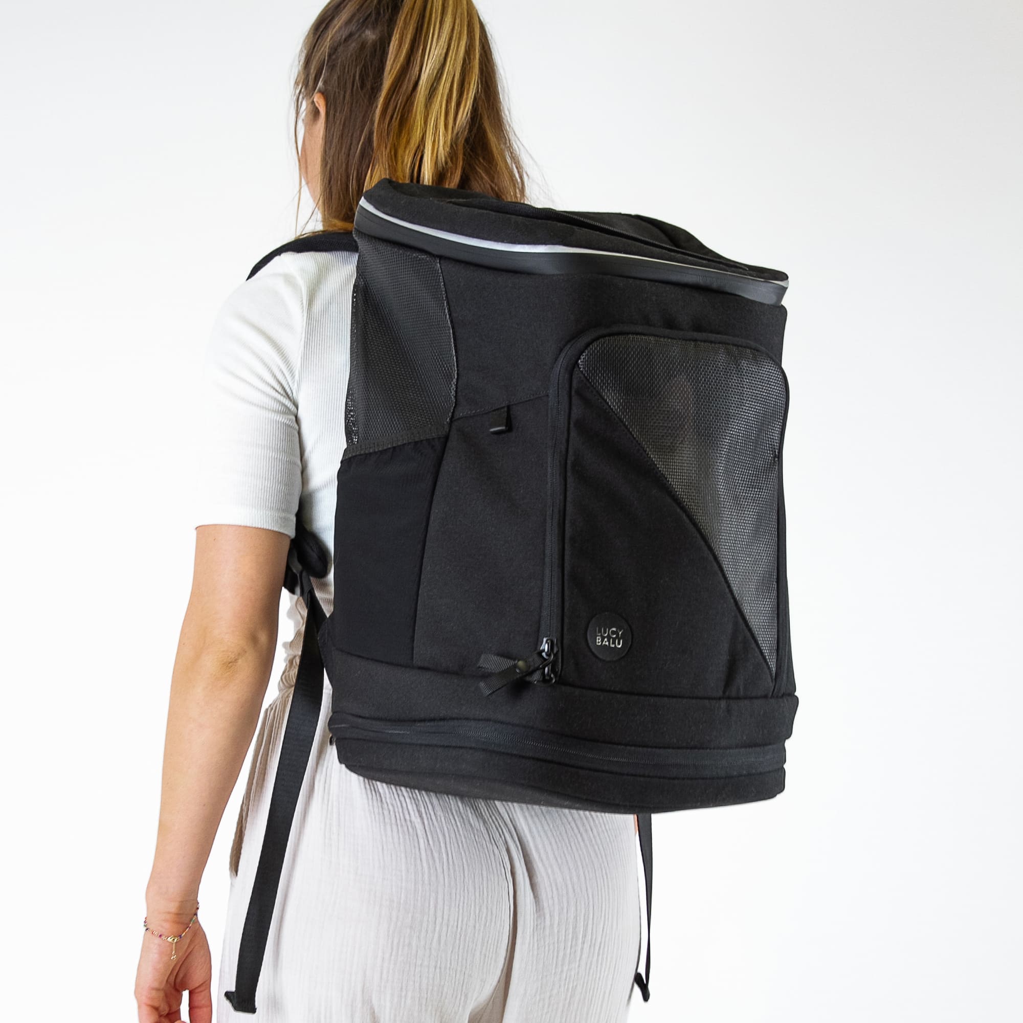 Katze Mit Rucksack LucyBalu - Katzenrucksack HOP-ON zum Transport von Katzen