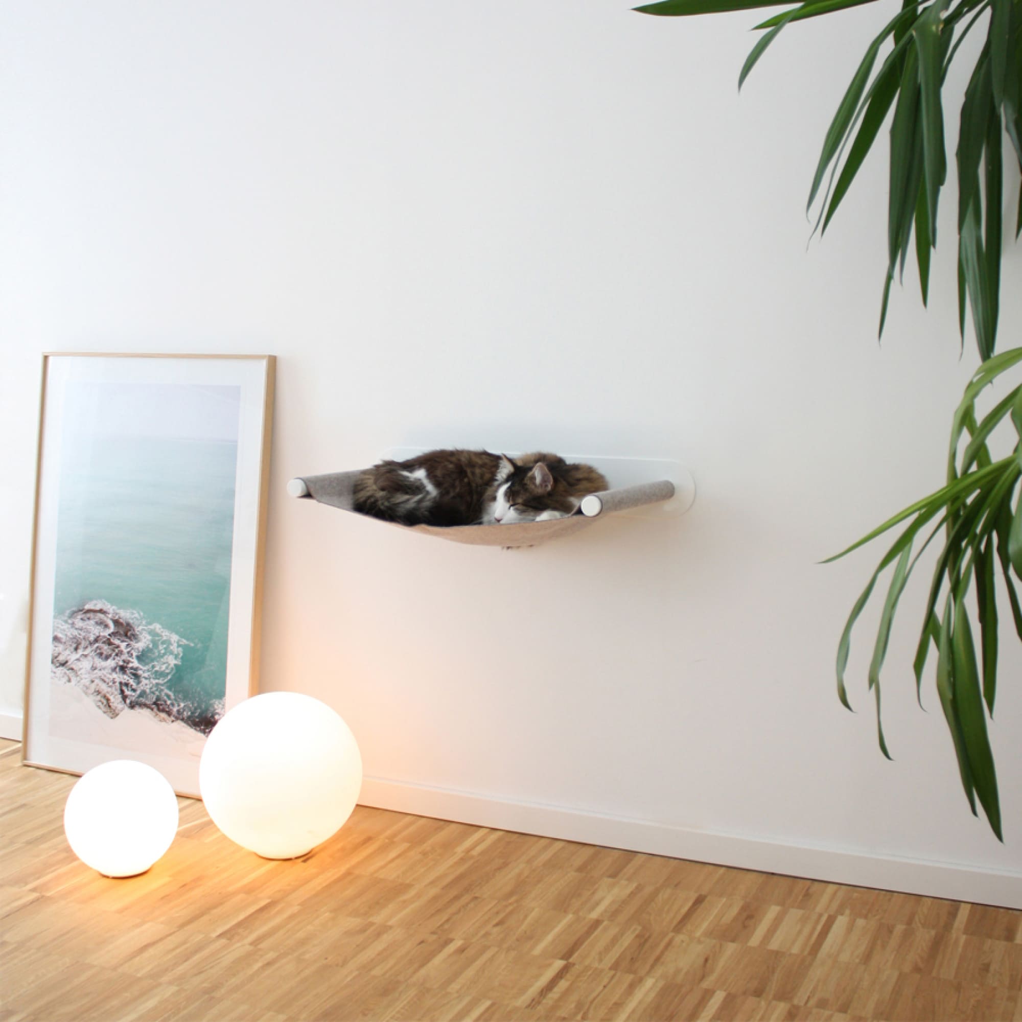 catwalk hängematte Cat wall set white - CATWALK
