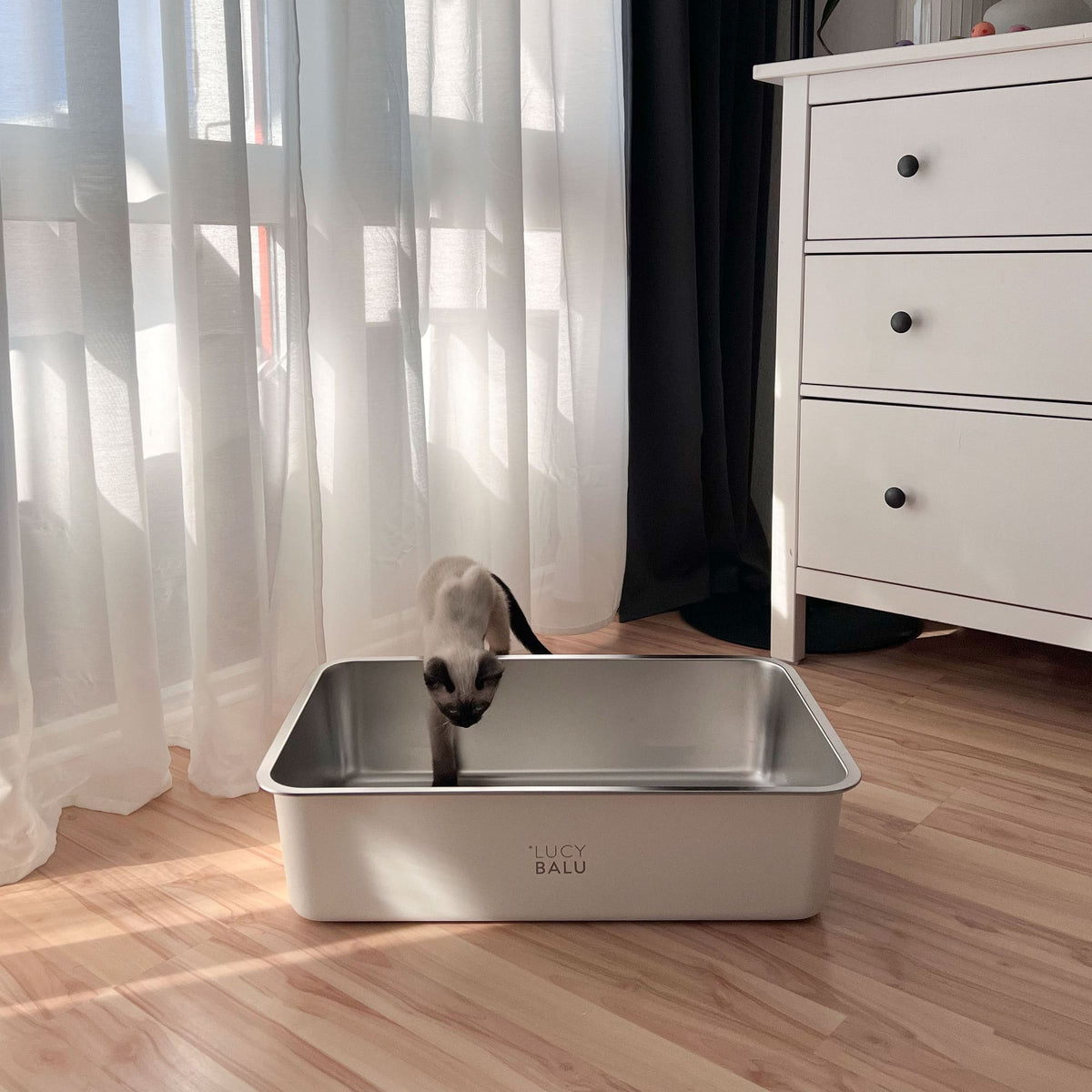 B-Stock: STEELOO minimalistic cat litter box