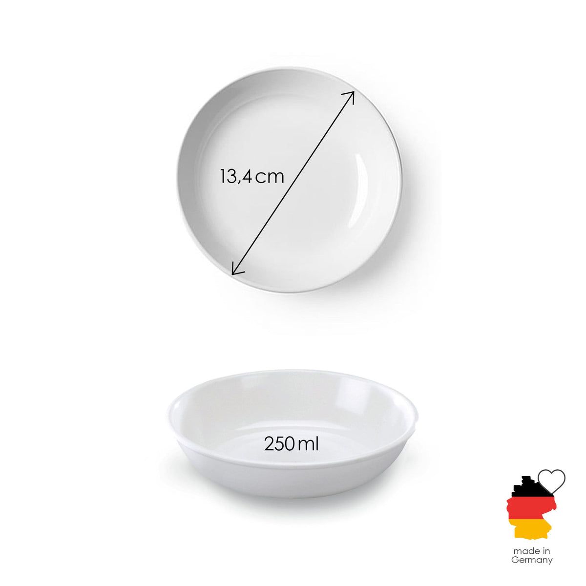 BOWL Melamine Kattenbakje | Set van 2