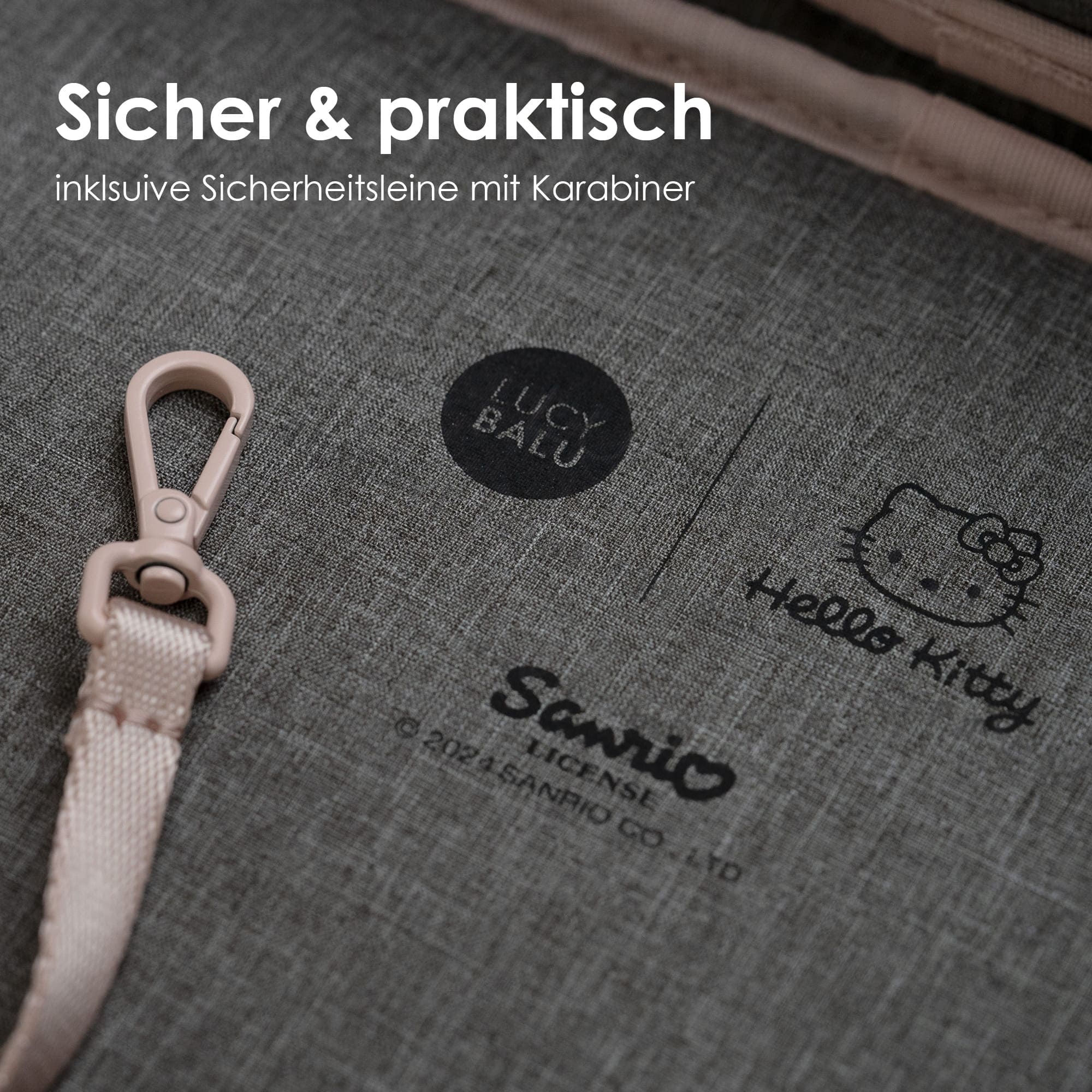 Katzenrucksack mit Fenster - Hello Kitty Edition von LucyBalu