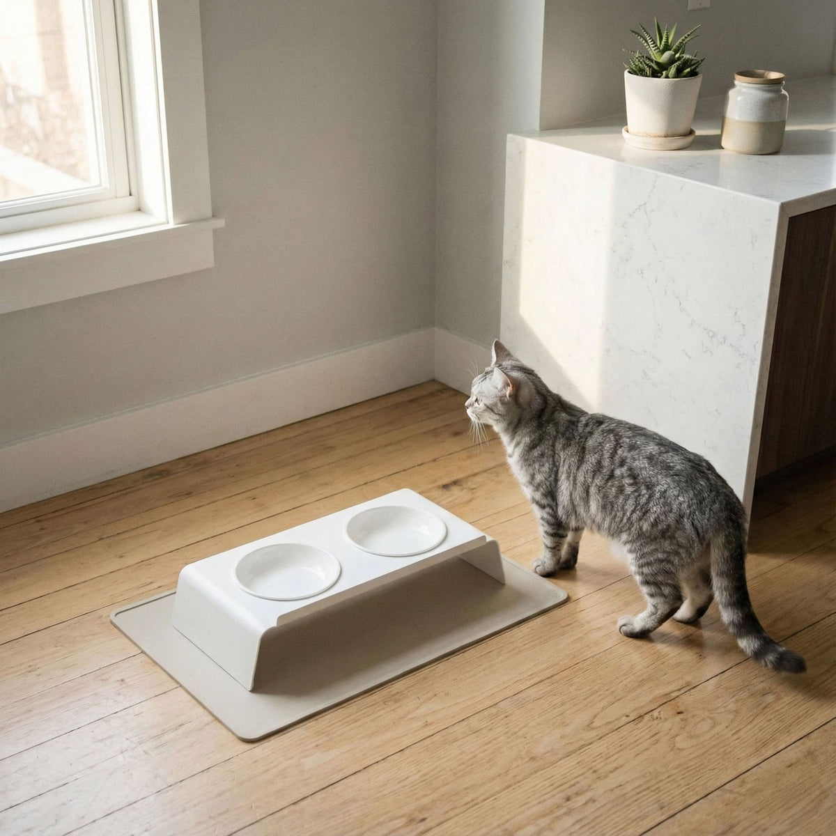SQUARE Silicone Kattenbakmat | rechthoekig
