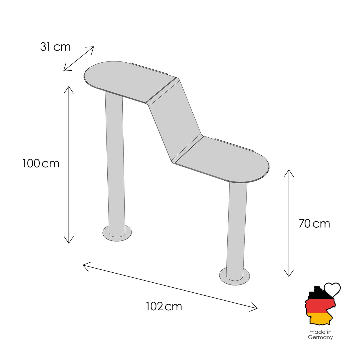 MAISONETTE Wandkratzbaum