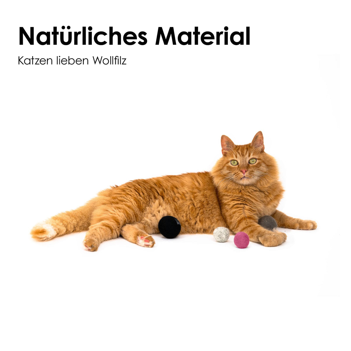 JOY BAG - Felt balls for cats