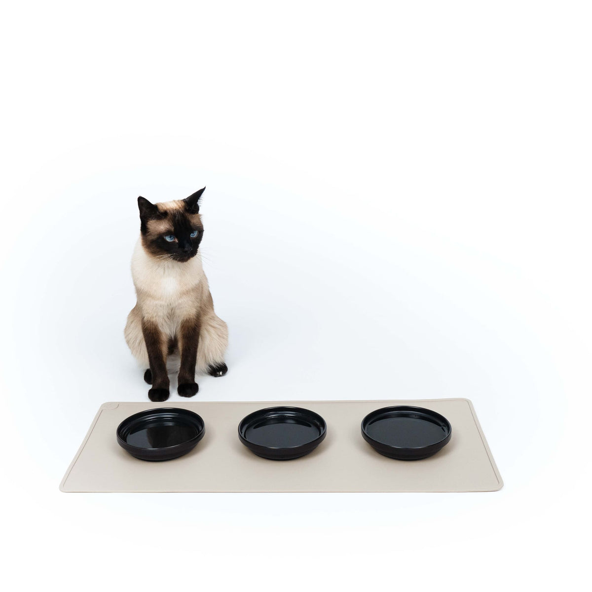 SQUARE silicone cat food place mat by LucyBalu - Main Image