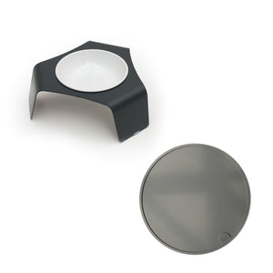 Cat food bowl & place mat set