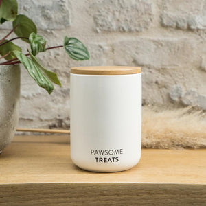 Keramik Snack Dose weiß